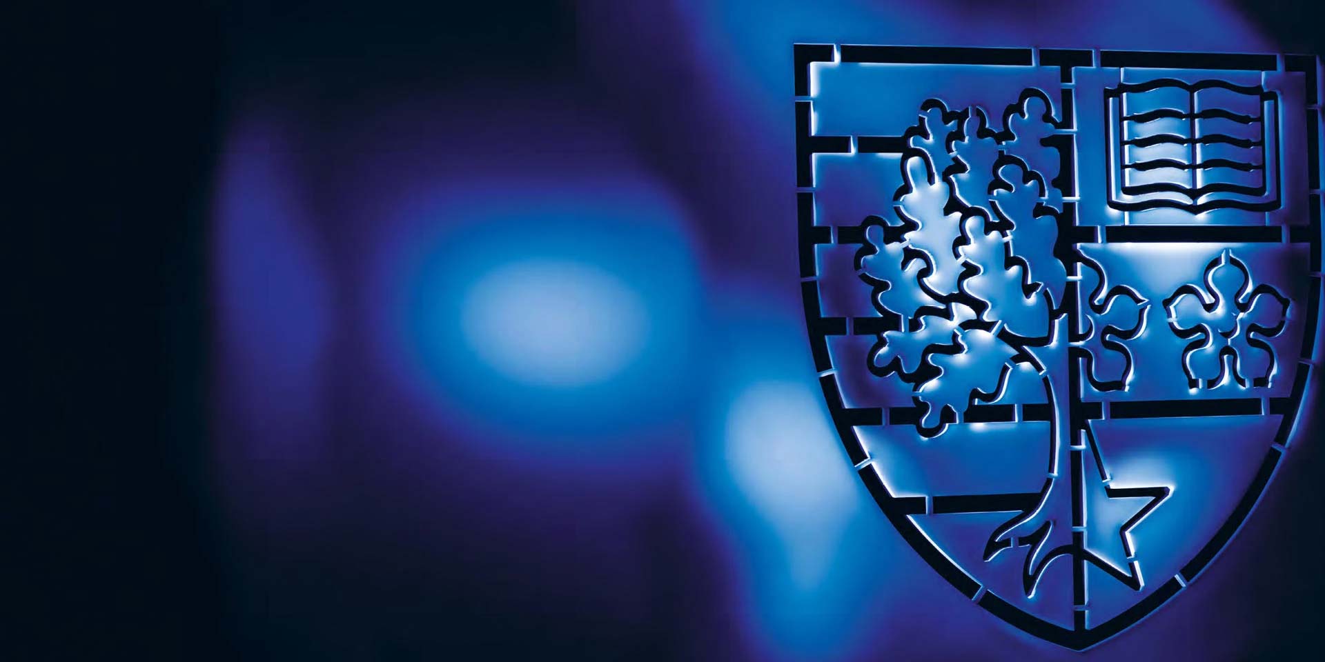Heriot-Watt Shield in blue