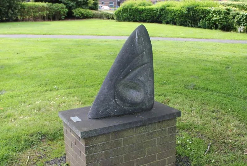 Limestone statue