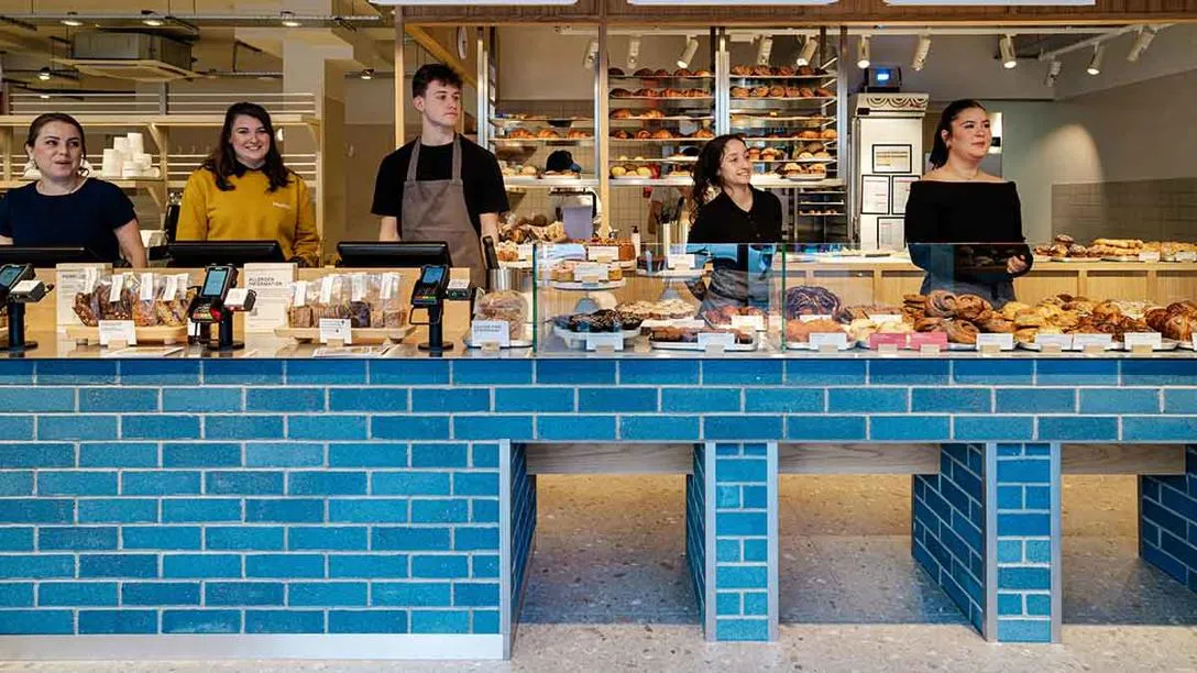 Gail's Bakery, Weybridge (Image credit - Kat Atmos Lewis) Staff serving at bakery