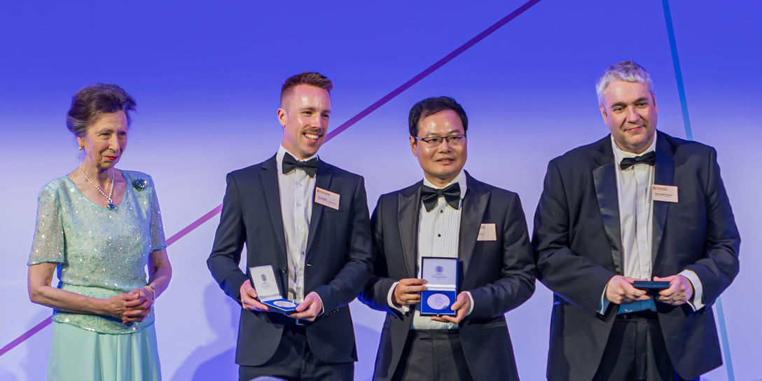 HRH The Princess Royal, Dr Ian Campbell, Dr Liucheng Guo, Professor Robert Thomson